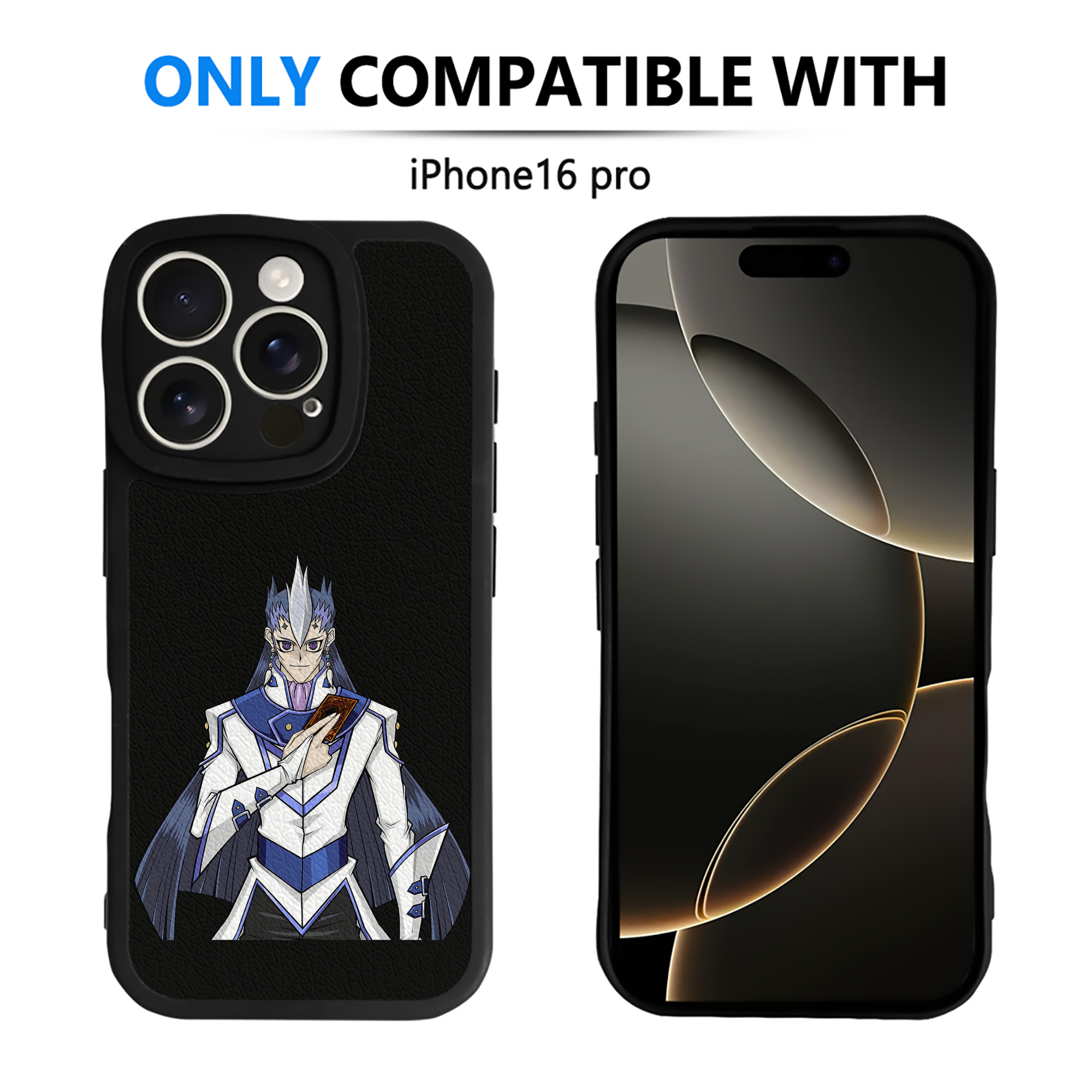 遊☆戯☆王 Yu-Gi-Oh! 【iPhone 16シリーズ対応】シリコンスマホケース（レザー調） 材質：シリコン